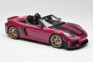 Porsche 718 982 Spyder RS Weissach Package Ruby Star Neo GT Spirit 1:18 GT486 Rășină - imaginea 4 din 6