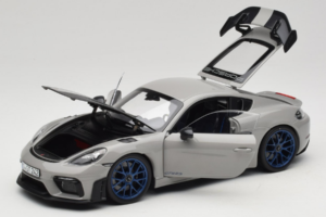 Porsche 718 Cayman 982 GT4 RS Weissach Package Chalk Norev 1:18 187253 Metal - imaginea 3 din 8