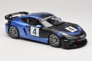Porsche 718 Cayman GT4 RS Clubsport Negru Albastru Otto 1:18 OT469 Rășină - imaginea 4 din 6