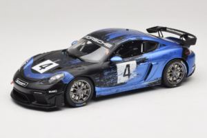 Porsche 718 Cayman GT4 RS Clubsport Negru Albastru Otto 1:18 OT469 Rășină