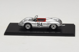 Porsche 718 RS 60 #184 J. Bonnier / H. Herrmann Winner Targa Florio 1960 Spark 1:43 43TF60 Rășină