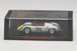 Porsche 718 RS 61 #136 S. Moss / G. Hill Porsche KG Targa Florio 1961 Spark 1:43 S4149 Rășină - imaginea 4 din 4