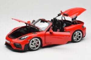 Porsche 718 Spyder RS Guards Red Norev 1:18 187271 Metal - imaginea 2 din 8