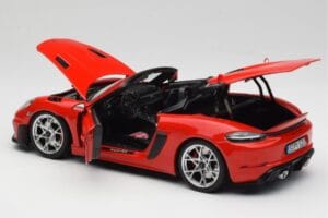 Porsche 718 Spyder RS Guards Red Norev 1:18 187271 Metal - imaginea 5 din 8