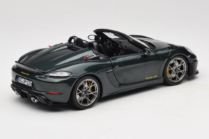 Porsche 718 Spyder RS Weissach Pack Forest Green Norev 1:18 187272 Metal - imaginea 3 din 8