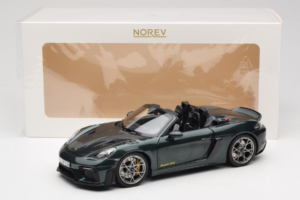 Porsche 718 Spyder RS Weissach Pack Forest Green Norev 1:18 187272 Metal - imaginea 8 din 8