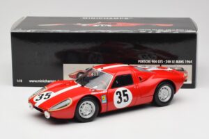 Porsche 904 GTS #35 H. Muller 24 Hours of Le Mans 1964 Minichamps 1:18 180646735 Metal - imaginea 8 din 8
