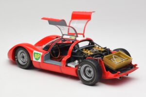 Porsche 906E BP World Record Runs Monza 1967 Minichamps 1:18 100676100 Metal - imaginea 5 din 8