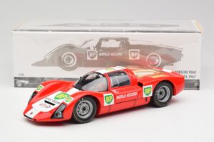Porsche 906E BP World Record Runs Monza 1967 Minichamps 1:18 100676100 Metal - imaginea 8 din 8