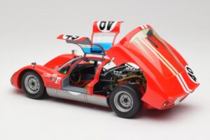 Porsche 906K #49 R. Vogele / J. Siffert 12 Hours of Sebring 1966 Minichamps 1:18 100666149 Metal - imaginea 5 din 8