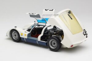Porsche 906K #58 G. Klass / R. Stommelen 24 Hours of Le Mans 1966 Minichamps 1:18 100666158 Metal - imaginea 5 din 8