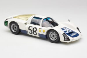 Porsche 906K #58 G. Klass / R. Stommelen 24 Hours of Le Mans 1966 Minichamps 1:18 100666158 Metal - imaginea 6 din 8
