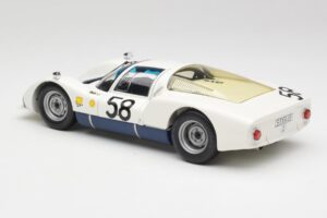 Porsche 906K #58 G. Klass / R. Stommelen 24 Hours of Le Mans 1966 Minichamps 1:18 100666158 Metal - imaginea 7 din 8