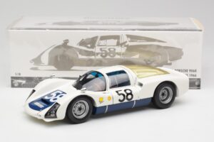 Porsche 906K #58 G. Klass / R. Stommelen 24 Hours of Le Mans 1966 Minichamps 1:18 100666158 Metal - imaginea 8 din 8