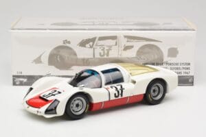Porsche 906 K #37 V. Elford / B. Pon Porsche System 24 Hours of Le Mans 1967 Minichamps 1:18 100676137 Metal - imaginea 8 din 8