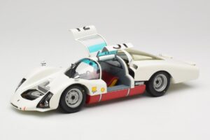 Porsche 906 LH #31 H. Herrmann / H. Linge Porsche System Engineering 24 Hours of Le Mans 1966 Minichamps 1:18 100666131 Metal - imaginea 2 din 8