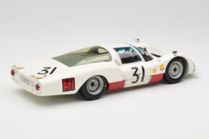 Porsche 906 LH #31 H. Herrmann / H. Linge Porsche System Engineering 24 Hours of Le Mans 1966 Minichamps 1:18 100666131 Metal - imaginea 3 din 8