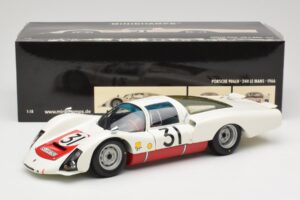 Porsche 906 LH #31 H. Herrmann / H. Linge Porsche System Engineering 24 Hours of Le Mans 1966 Minichamps 1:18 100666131 Metal - imaginea 8 din 8