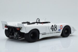 Porsche 908/02 #48 S. McQueen / P. Revson 12 Hours of Sebring 2nd Place Post Race Version 1970 AUTOart 1:18 87072 Metal - imaginea 3 din 8