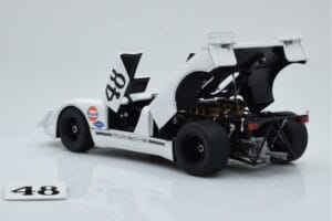 Porsche 908/02 #48 S. McQueen / P. Revson 12 Hours of Sebring 2nd Place Post Race Version 1970 AUTOart 1:18 87072 Metal - imaginea 5 din 8