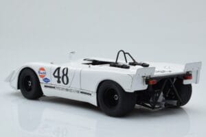 Porsche 908/02 #48 S. McQueen / P. Revson 12 Hours of Sebring 2nd Place Post Race Version 1970 AUTOart 1:18 87072 Metal - imaginea 7 din 8