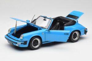 Porsche 911 930 Carrera Cabriolet Albastru Minichamps 1:18 100063032 Metal - imaginea 2 din 8