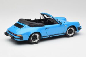 Porsche 911 930 Carrera Cabriolet Albastru Minichamps 1:18 100063032 Metal - imaginea 3 din 8