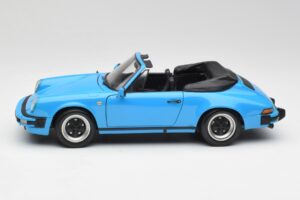Porsche 911 930 Carrera Cabriolet Albastru Minichamps 1:18 100063032 Metal - imaginea 4 din 8