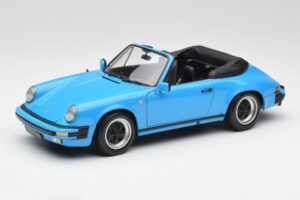 Porsche 911 930 Carrera Cabriolet Albastru Minichamps 1:18 100063032 Metal