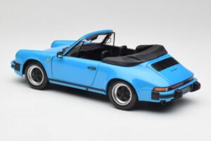 Porsche 911 930 Carrera Cabriolet Albastru Minichamps 1:18 100063032 Metal - imaginea 7 din 8
