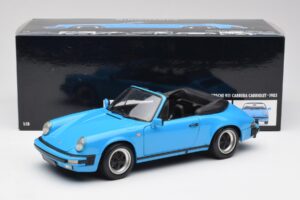 Porsche 911 930 Carrera Cabriolet Albastru Minichamps 1:18 100063032 Metal - imaginea 8 din 8
