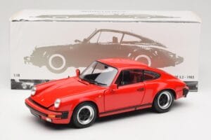 Porsche 911 930 Carrera 3.2 Guards Red Minichamps 1:18 100063021 Metal - imaginea 8 din 8