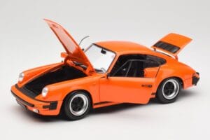 Porsche 911 930 Carrera 3.2 Signal Orange Minichamps 1:18 100063025 Metal - imaginea 2 din 8