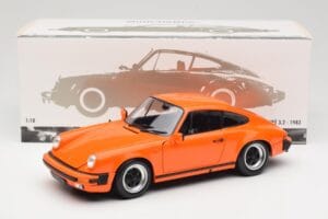 Porsche 911 930 Carrera 3.2 Signal Orange Minichamps 1:18 100063025 Metal - imaginea 8 din 8