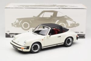 Porsche 911 930 Carrera Targa 3.2 Grand Prix White Minichamps 1:18 100063062 Metal - imaginea 8 din 8