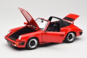 Porsche 911 930 Carrera Targa 3.2 Guards Red Minichamps 1:18 100063061 Metal - imaginea 2 din 9