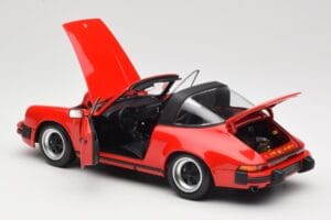 Porsche 911 930 Carrera Targa 3.2 Guards Red Minichamps 1:18 100063061 Metal - imaginea 6 din 9