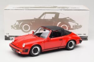 Porsche 911 930 Carrera Targa 3.2 Guards Red Minichamps 1:18 100063061 Metal - imaginea 9 din 9