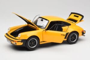 Porsche 911 930 Turbo 3.0 Galben Norev 1:18 187579 Metal - imaginea 2 din 8