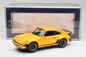 Porsche 911 930 Turbo 3.0 Galben Norev 1:18 187579 Metal - imaginea 8 din 8