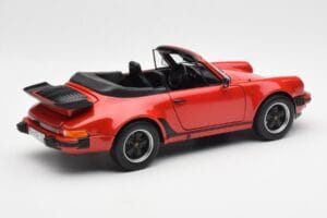 Porsche 911 930 Turbo Cabriolet Roșu Norev 1:18 187664 Metal - imaginea 3 din 8