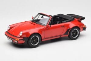 Porsche 911 930 Turbo Cabriolet Roșu Norev 1:18 187664 Metal