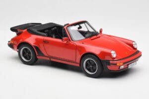 Porsche 911 930 Turbo Cabriolet Roșu Norev 1:18 187664 Metal - imaginea 6 din 8