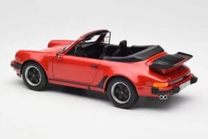 Porsche 911 930 Turbo Cabriolet Roșu Norev 1:18 187664 Metal - imaginea 7 din 8
