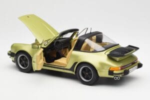 Porsche 911 930 Turbo Targa Verde Metalizat Norev 1:18 187526 Metal - imaginea 7 din 10
