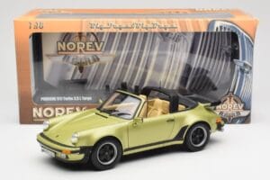 Porsche 911 930 Turbo Targa Verde Metalizat Norev 1:18 187526 Metal - imaginea 10 din 10