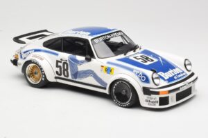 Porsche 911 934 #58 B. Wollek / P. Gurdjian Kremer Racing Winners Group 4 24 Hours of Le Mans 1977 Minichamps 1:18 155776458  - imaginea 4 din 6