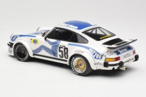 Porsche 911 934 #58 B. Wollek / P. Gurdjian Kremer Racing Winners Group 4 24 Hours of Le Mans 1977 Minichamps 1:18 155776458  - imaginea 5 din 6