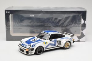 Porsche 911 934 #58 B. Wollek / P. Gurdjian Kremer Racing Winners Group 4 24 Hours of Le Mans 1977 Minichamps 1:18 155776458  - imaginea 6 din 6