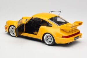 Porsche 911 964 3.8 RS Speed Yellow Solido 1:18 S1803401 Metal - imaginea 4 din 7